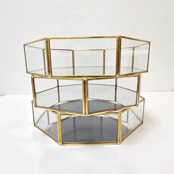 Mirrored Tray - Set of 3 - Picture 11 of 12